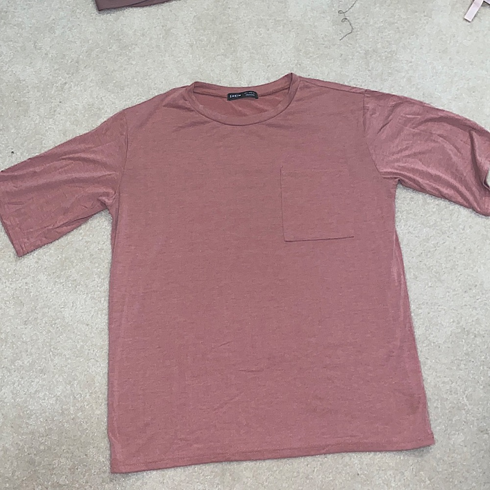 Shein Oversized Pocket Tee